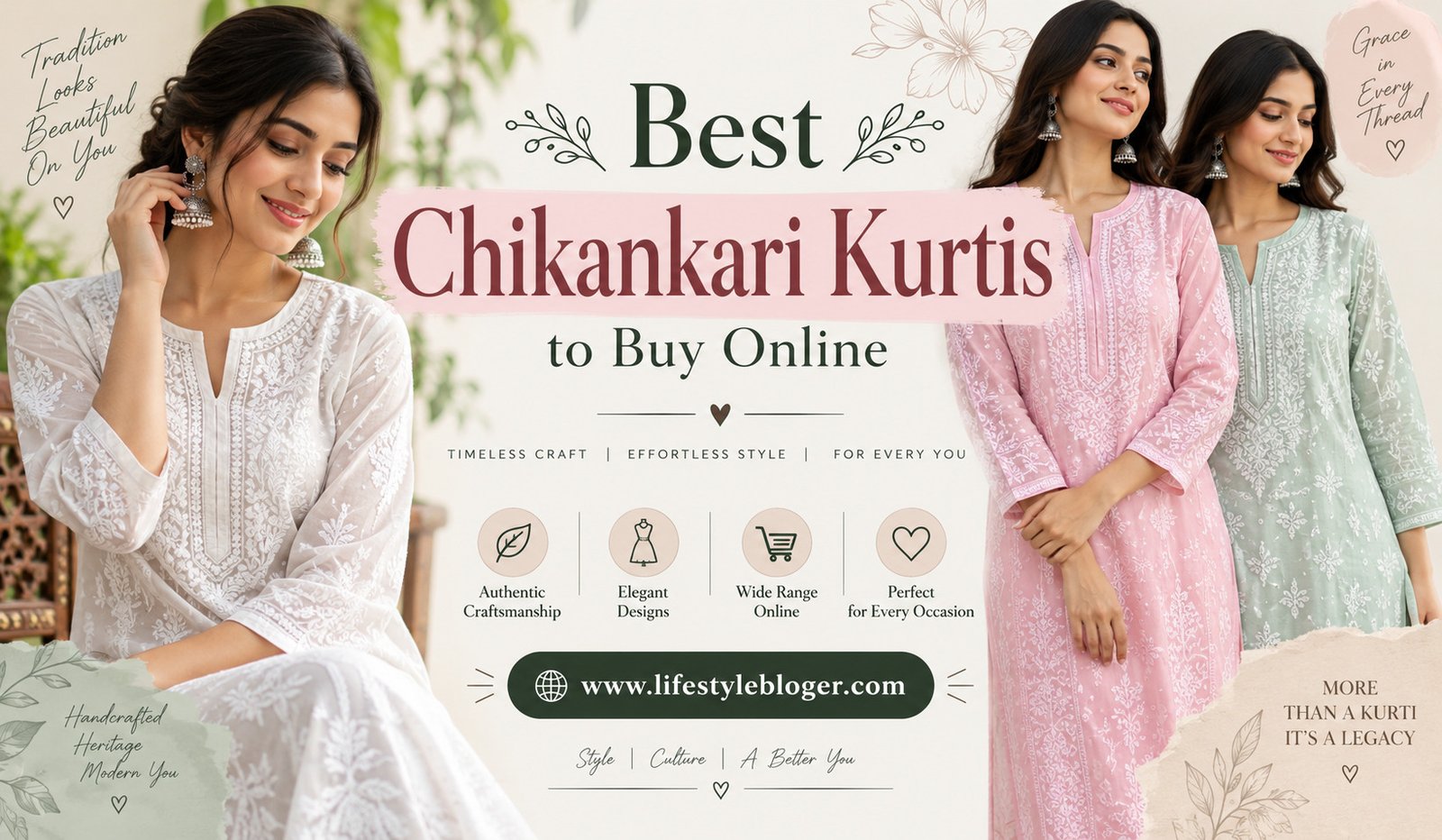 Best Chikankari Kurtis to Buy Online