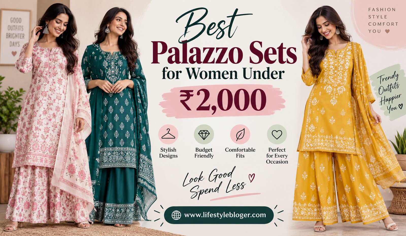 Best Palazzo Sets for Women Under ₹2,000