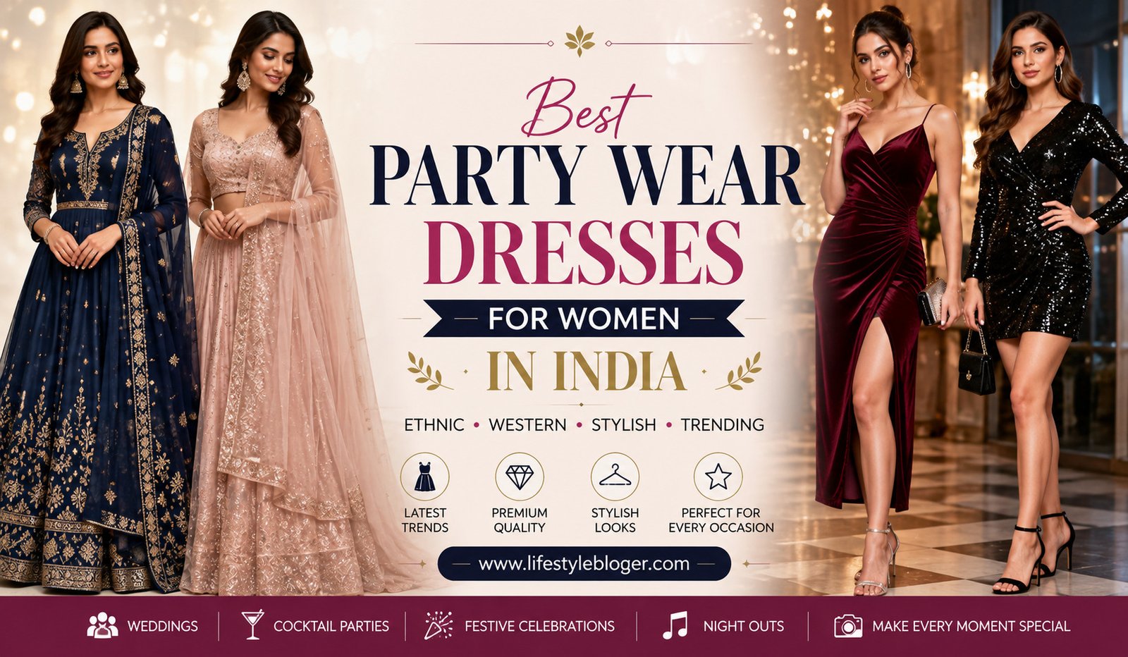 Best Party Wear Dresses for Women in India
