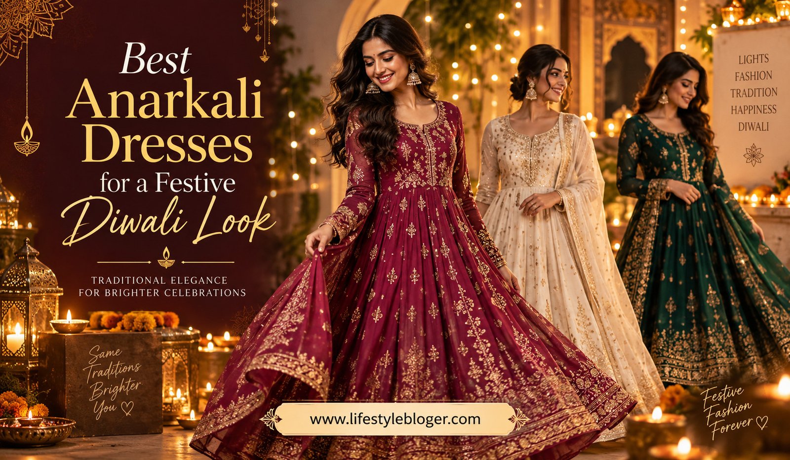 Best Anarkali Dresses for a Festive Diwali Look