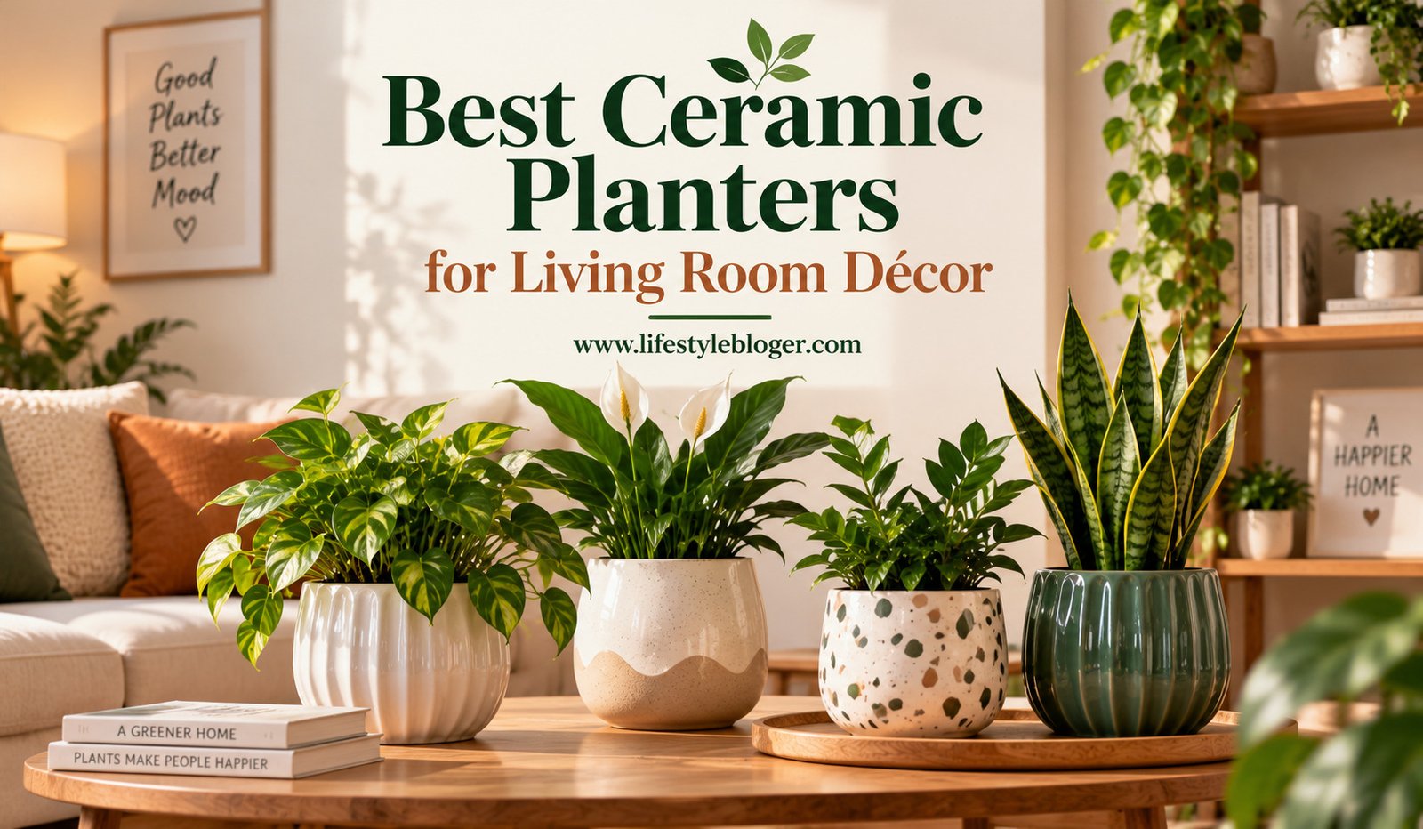 Best Ceramic Planters for Living Room Décor