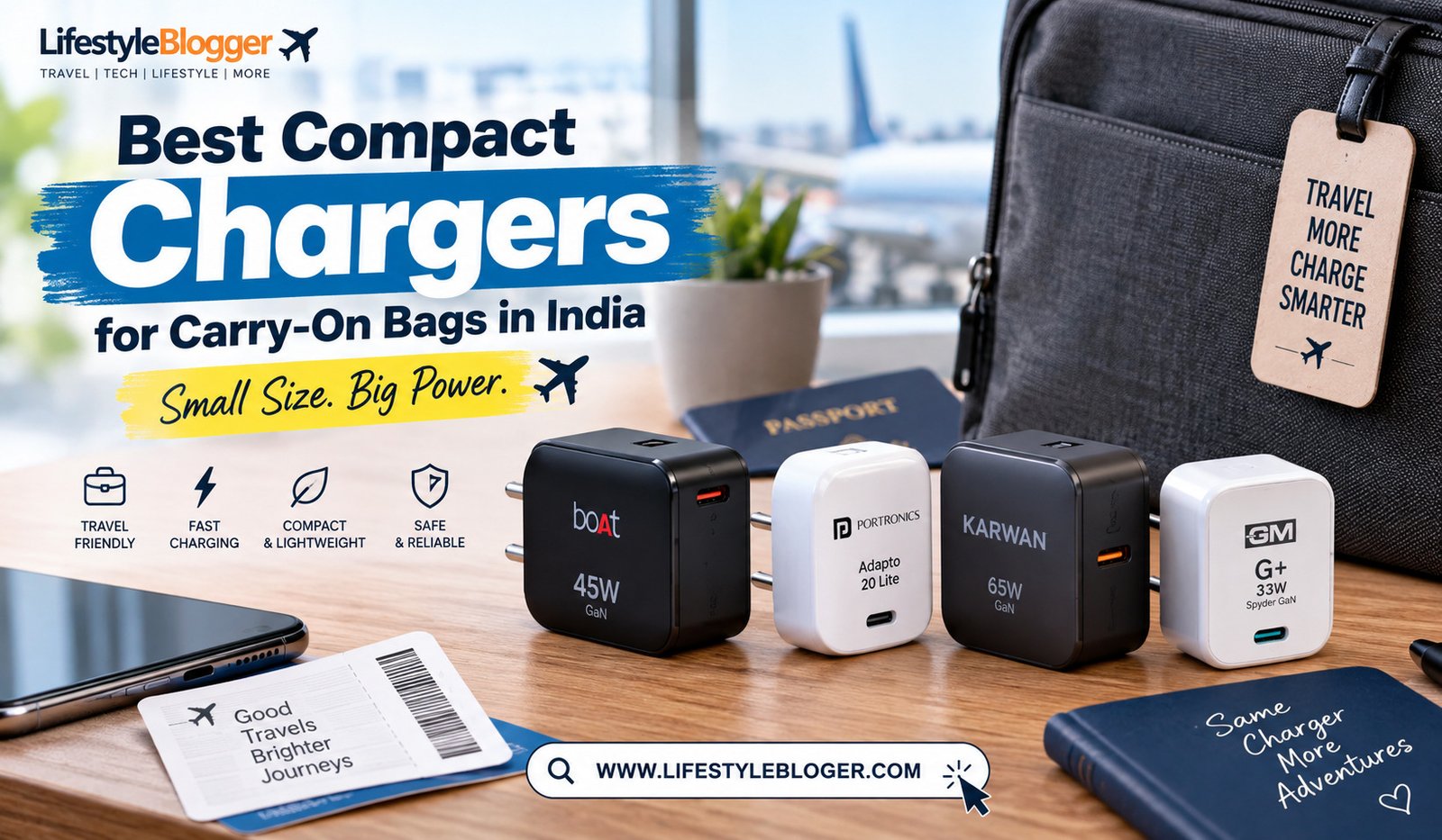 Best Compact Chargers for Carry-On Bags in India