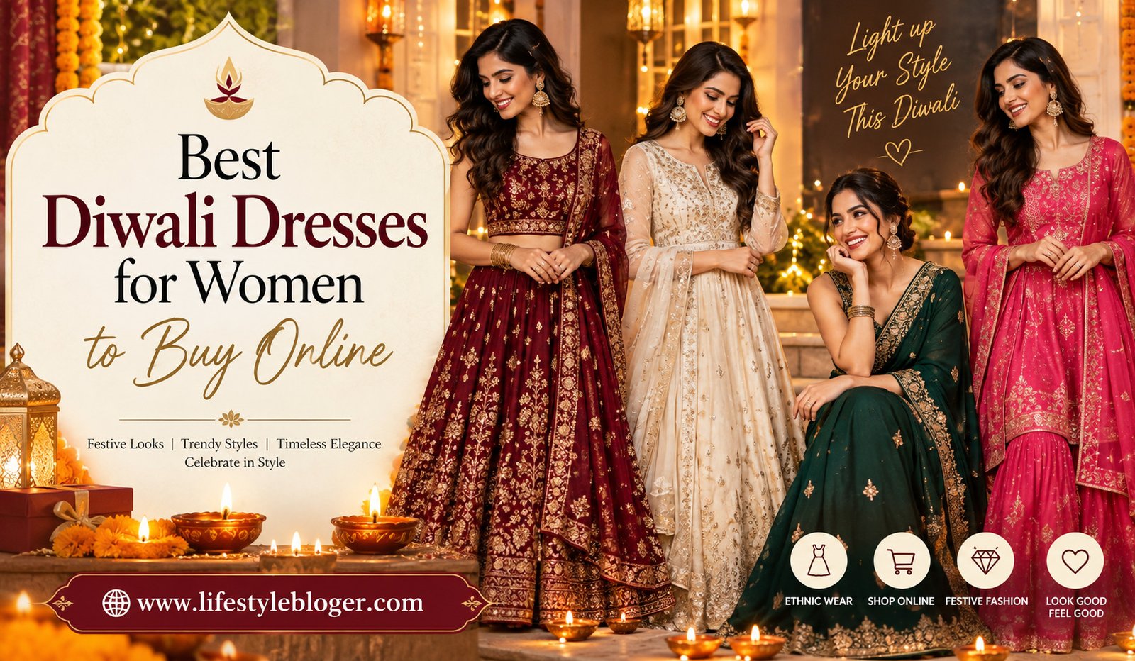 Best Diwali Dresses for Women to Buy Online
