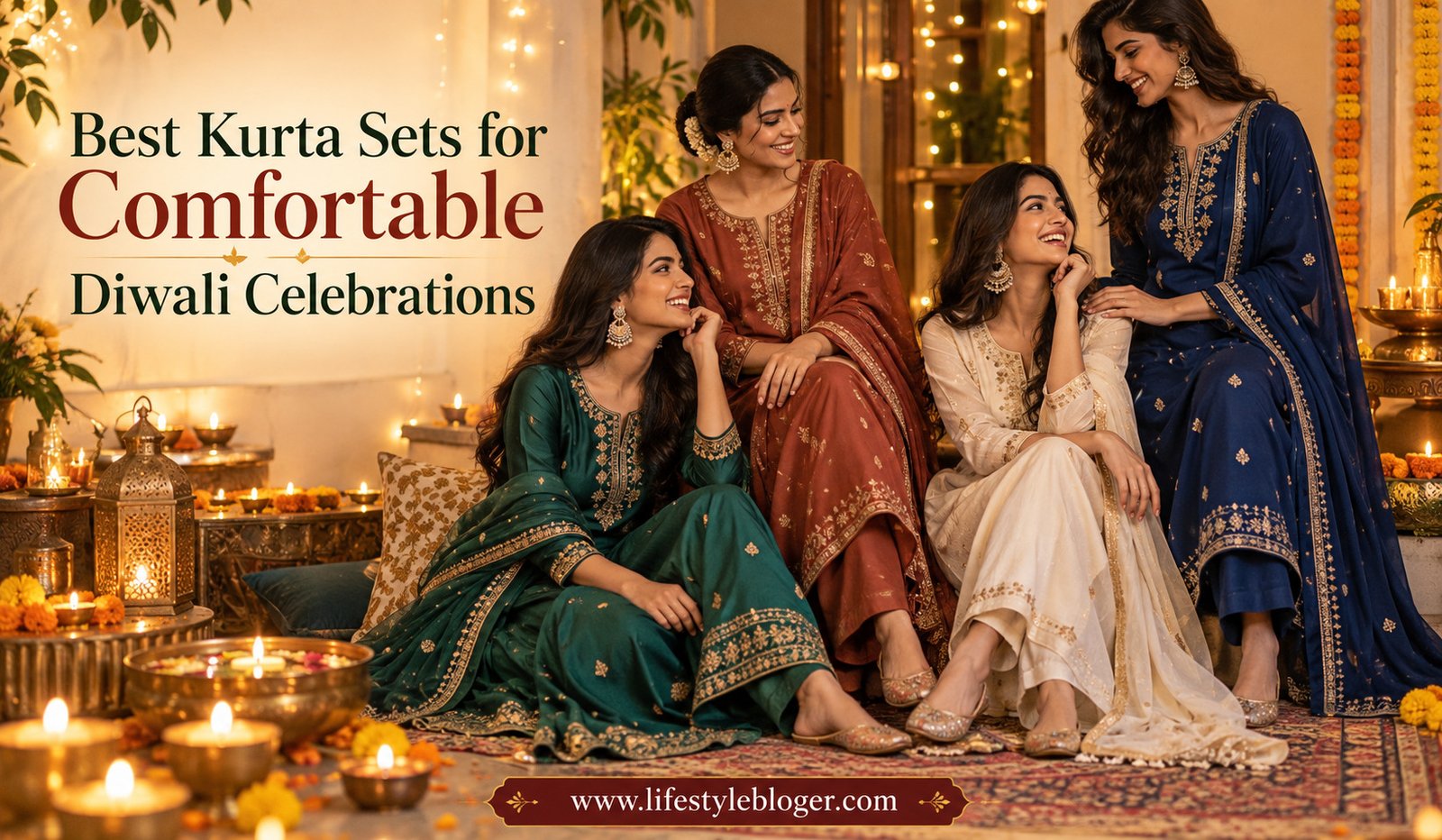 Best Kurta Sets for Comfortable Diwali Celebrations