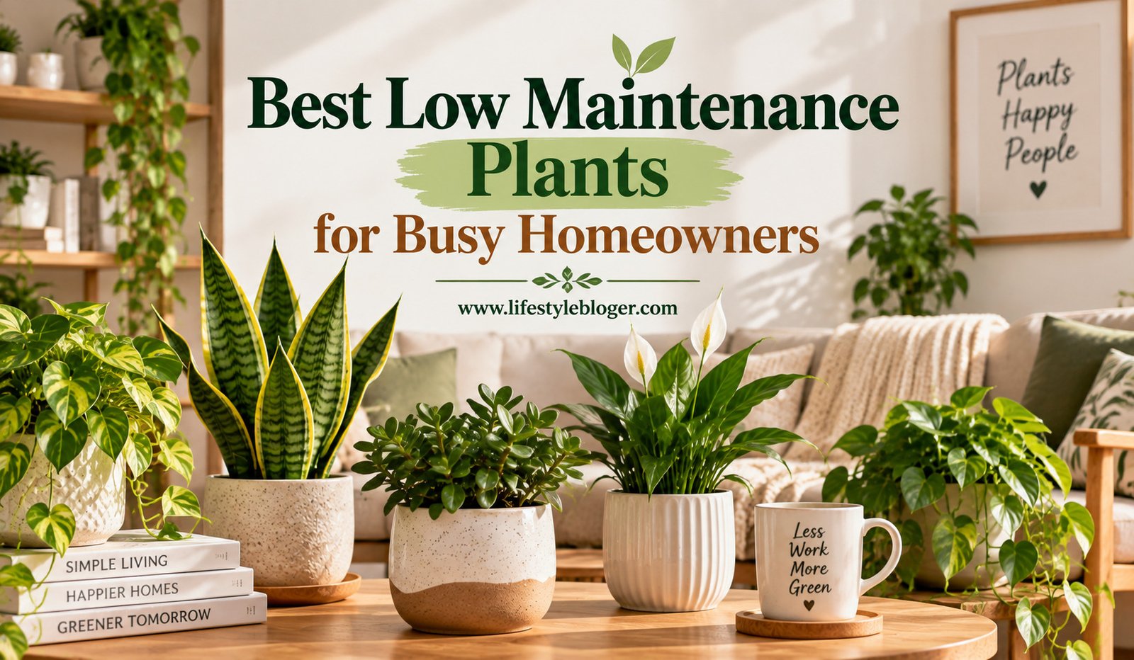 Best Low Maintenance Plants for Busy Homeowners