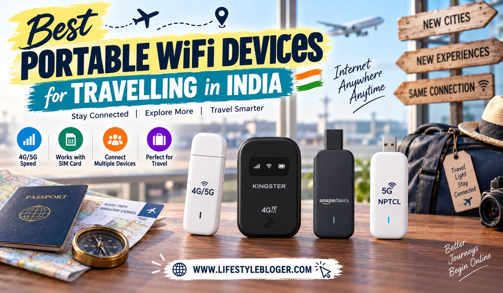 Best Portable WiFi Devices for Travelling in India