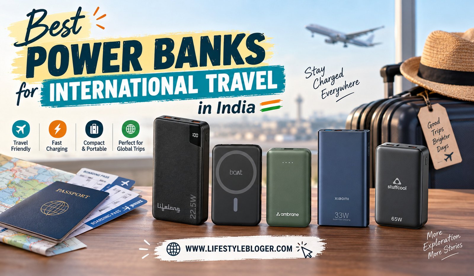 Best Power Banks for International Travel in India