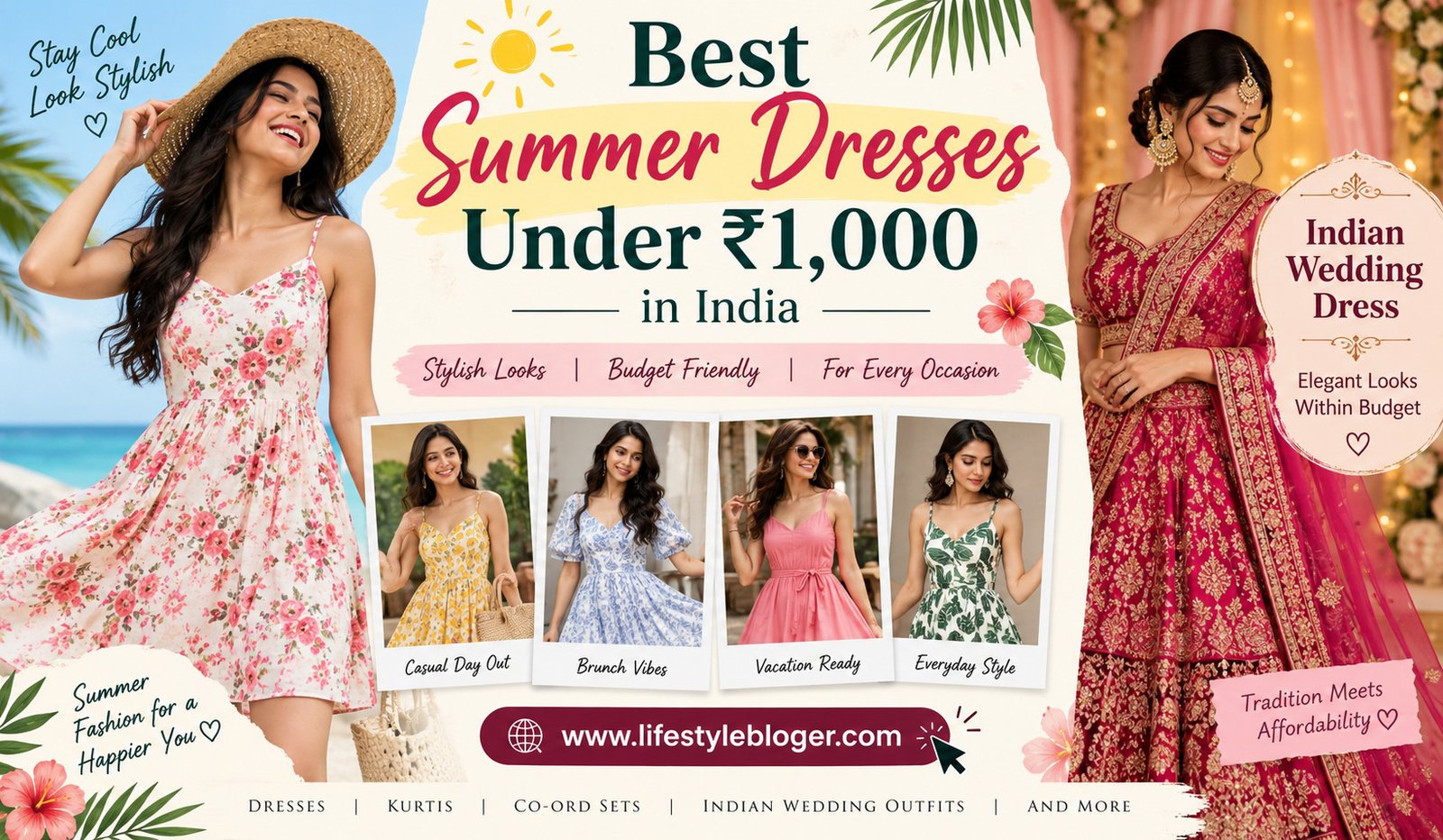 Best Summer Dresses Under ₹1,000 in India