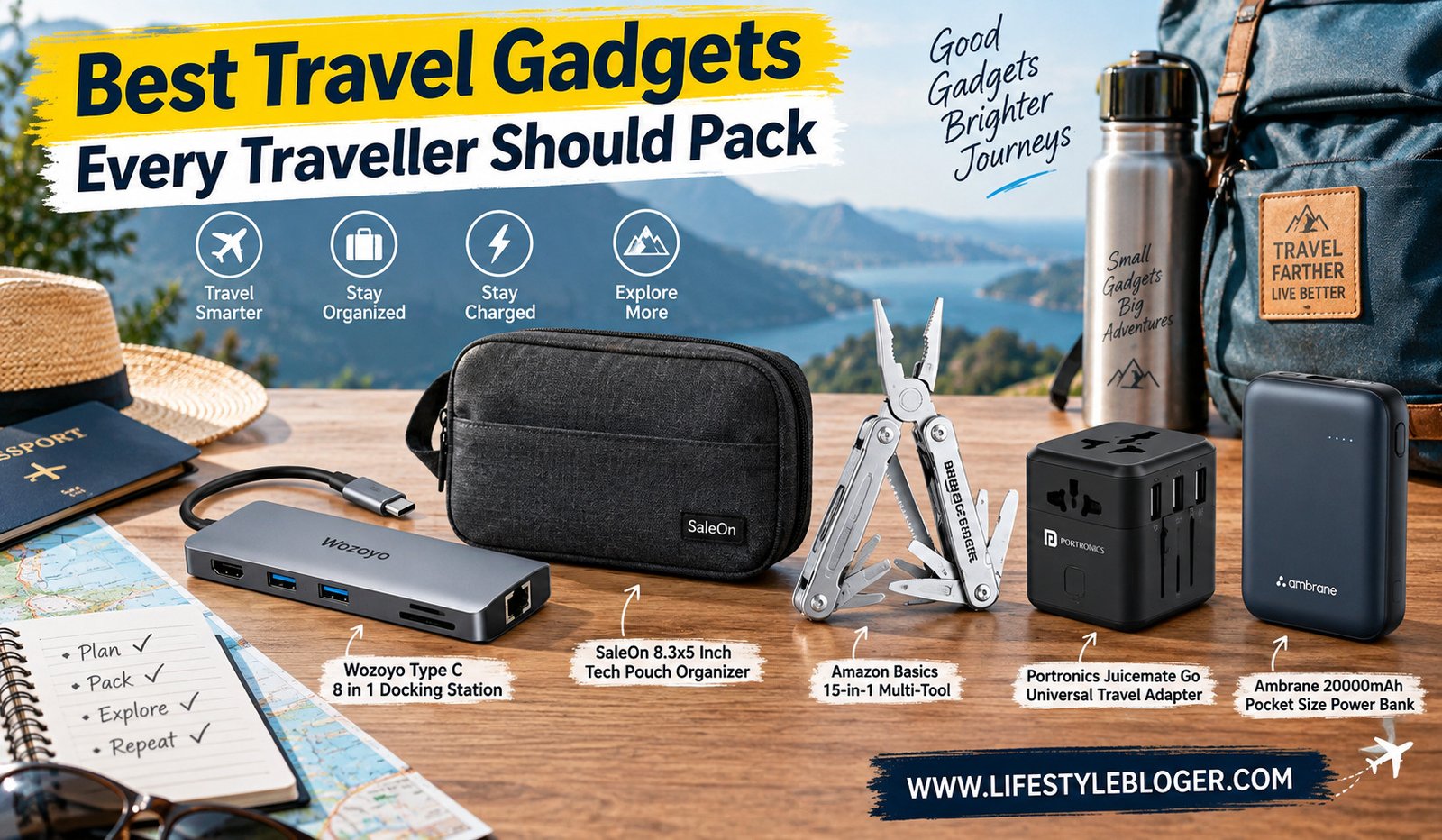 Best Travel Gadgets Every Traveller Should Pack