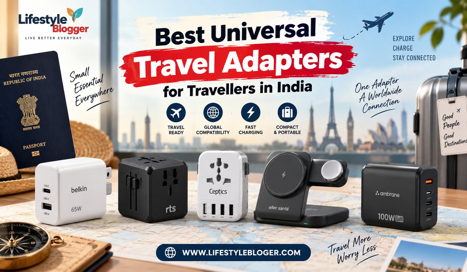 Best Universal Travel Adapters for Travellers in India
