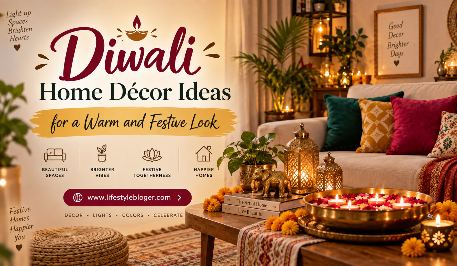 Diwali Home Décor Ideas for a Warm and Festive Look