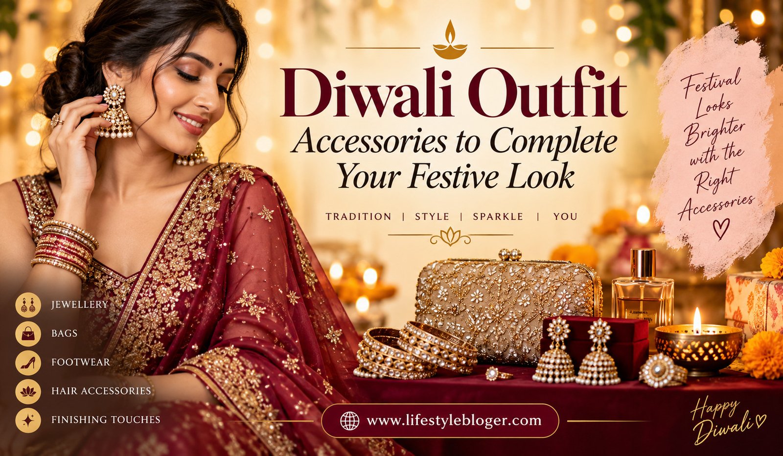 Diwali Outfit Accessories to Complete Your Festive Look