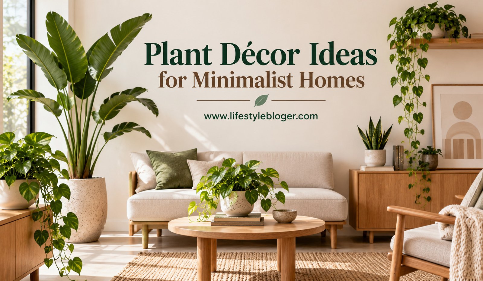 Plant Décor Ideas for Minimalist Homes